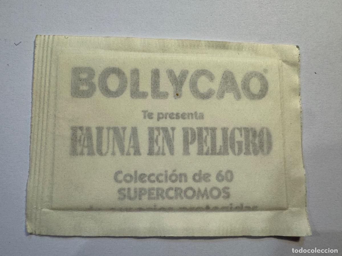 Colecionismo Cromos antigos: BOLLYCAO FAUNA EN PELIGRO ANIMALETRAS CROMO SELLADO / COMPRA MIN&Iacute;MA 5 &euro;