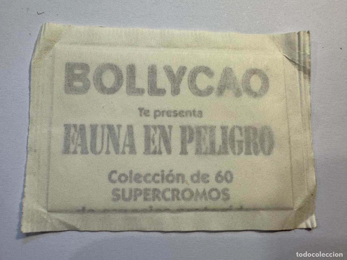 Colecionismo Cromos antigos: BOLLYCAO FAUNA EN PELIGRO ANIMALETRAS CROMO SELLADO / COMPRA MIN&Iacute;MA 5 &euro;