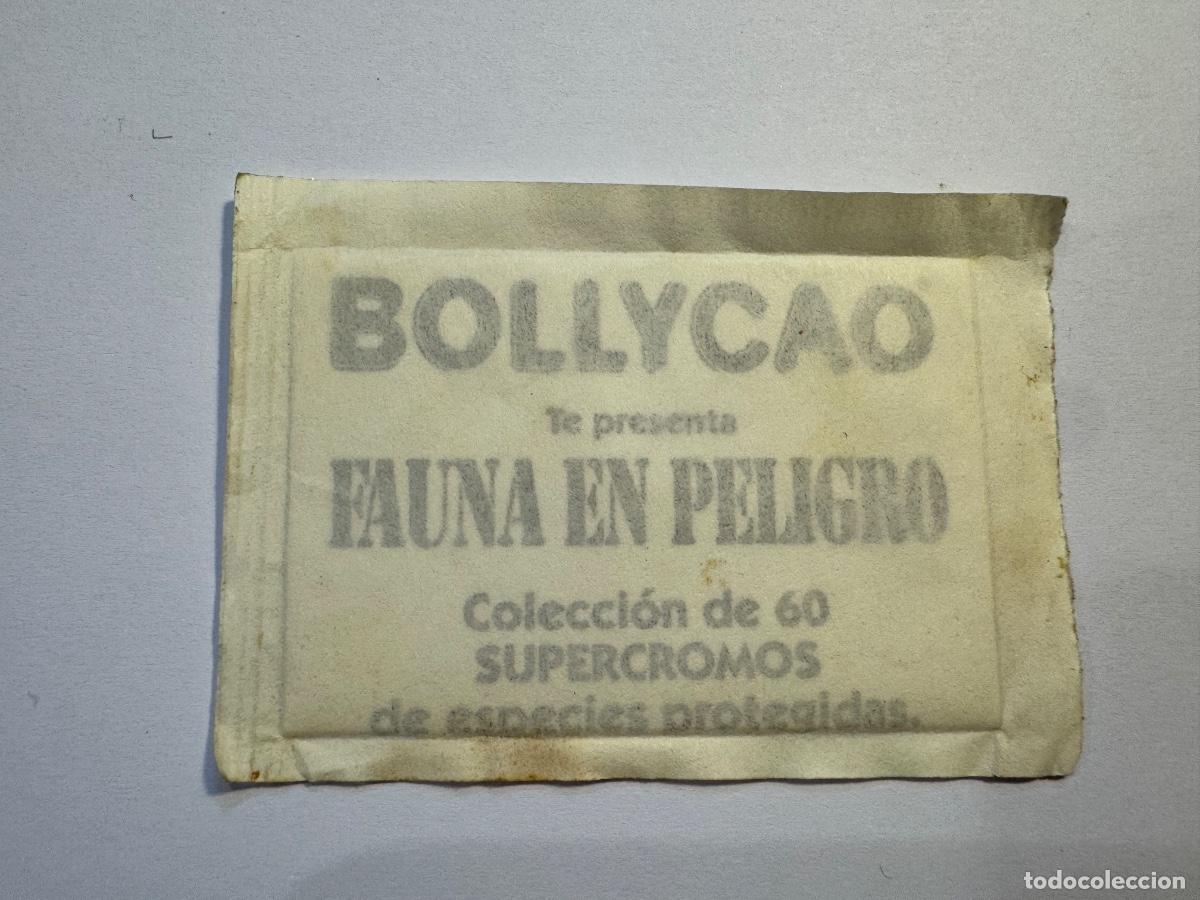 Colecionismo Cromos antigos: BOLLYCAO FAUNA EN PELIGRO ANIMALETRAS CROMO SELLADO / COMPRA MIN&Iacute;MA 5 &euro;