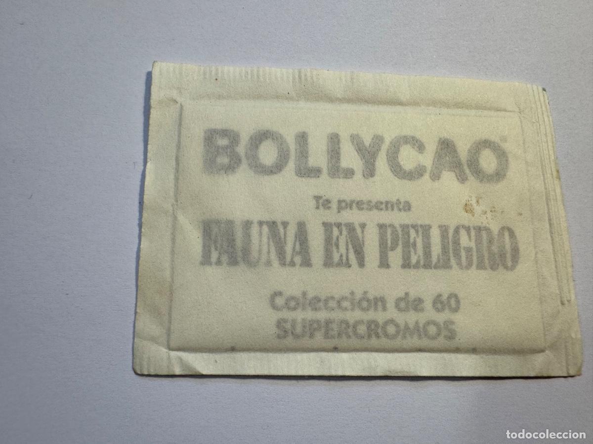 Coleccionismo cromos antiguos: BOLLYCAO FAUNA EN PELIGRO ANIMALETRAS CROMO SELLADO / COMPRA MIN&Iacute;MA 5 &euro;
