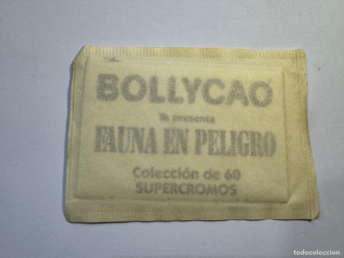 Coleccionismo cromos antiguos: BOLLYCAO FAUNA EN PELIGRO ANIMALETRAS CROMO SELLADO / COMPRA MIN&Iacute;MA 5 &euro;