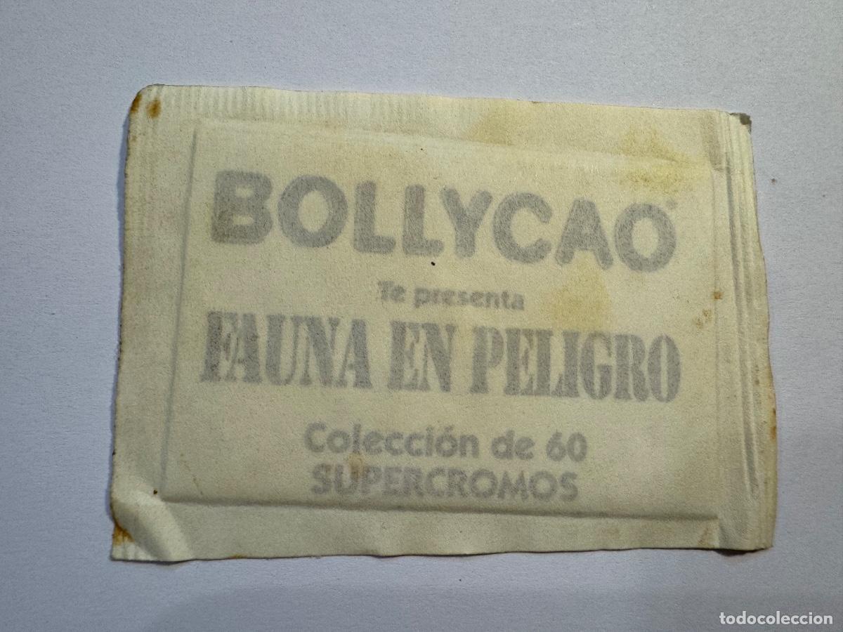 Coleccionismo cromos antiguos: BOLLYCAO FAUNA EN PELIGRO ANIMALETRAS CROMO SELLADO / COMPRA MIN&Iacute;MA 5 &euro;