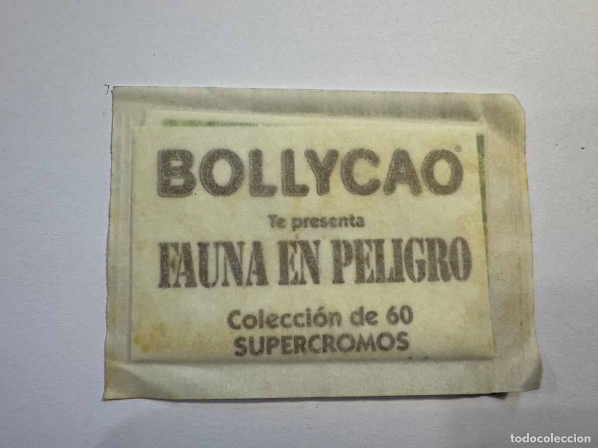 Coleccionismo cromos antiguos: BOLLYCAO FAUNA EN PELIGRO ANIMALETRAS CROMO SELLADO / COMPRA MIN&Iacute;MA 5 &euro;