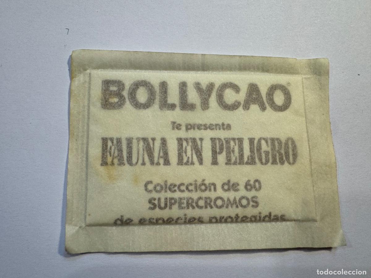 Coleccionismo cromos antiguos: BOLLYCAO FAUNA EN PELIGRO ANIMALETRAS CROMO SELLADO / COMPRA MIN&Iacute;MA 5 &euro;
