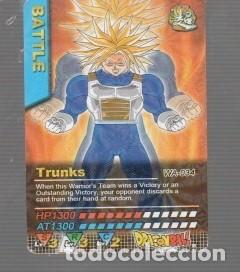 Coleccionismo cromos antiguos: CROMOS DE DRAGON BALL BATTLE TRUNKS WA-034
