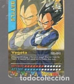 Coleccionismo cromos antiguos: CROMOS DE DRAGON BALL BATTLE VEGETA WA-074