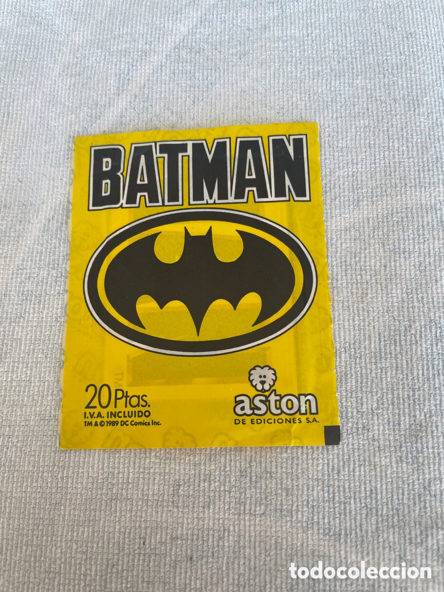 Coleccionismo cromos antiguos: Sobre de cromos sin abrir BATMAN
