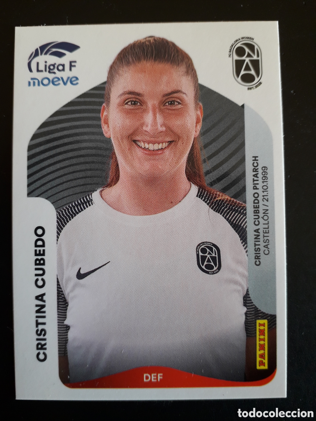 Coleccionismo cromos antiguos: CRISTINA CUBERO BADALONA WOMEN N&deg; 68 LIGA F FEMENINA 2025 2026 25 26 PANINI SIN PEG PEDIDO M&Iacute;NIMO 3&euro;