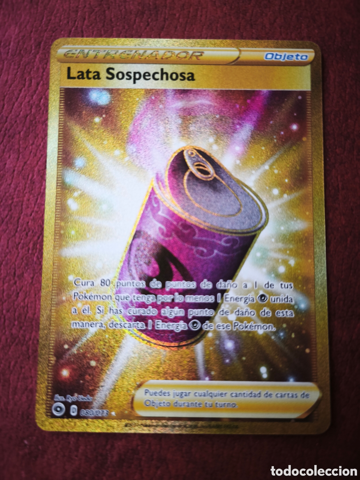 Coleccionismo cromos antiguos: Pokemon. 2020. Lata sospechosa #80/73. Holo Espa&ntilde;ol
