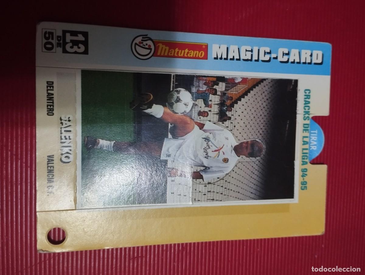 Coleccionismo cromos antiguos: Magic Card Cracks Liga 1994-1995 Salenko - Valencia Matutano