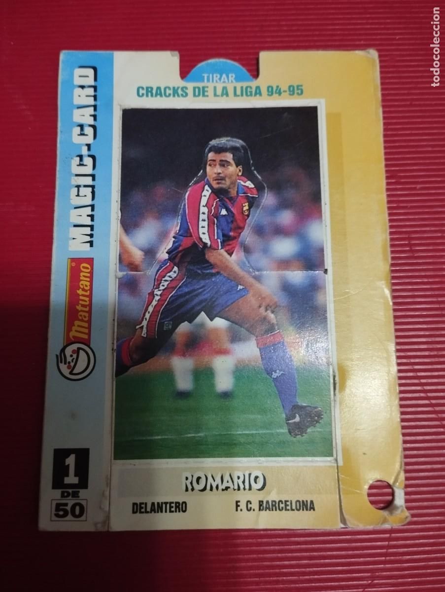 Coleccionismo cromos antiguos: Magic Card Cracks Liga 1994-1995 Romario - Barcelona Matutano