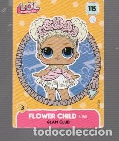 Coleccionismo cromos antiguos: CROMO DE LOL SURPRISE FLOWER CHILD N&ordm;115 EDITO MGA ENTE ENTERTAINMENT Y PANINI