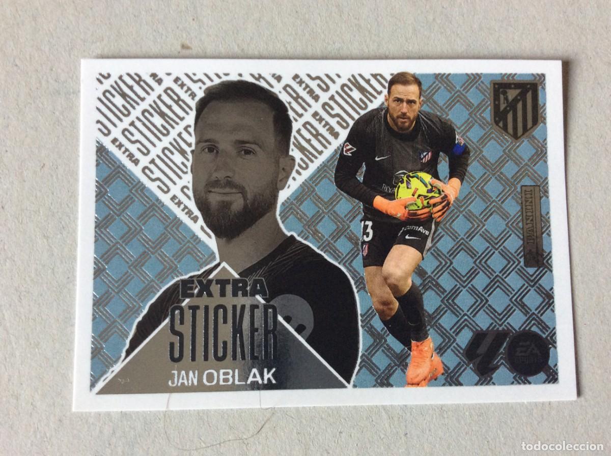 Collectable Antique Stickers: LIGA ESTE 2026 2027 26 27 EXTRA STICKER -PLATA- OBLAK ATLETICO DE MADRID