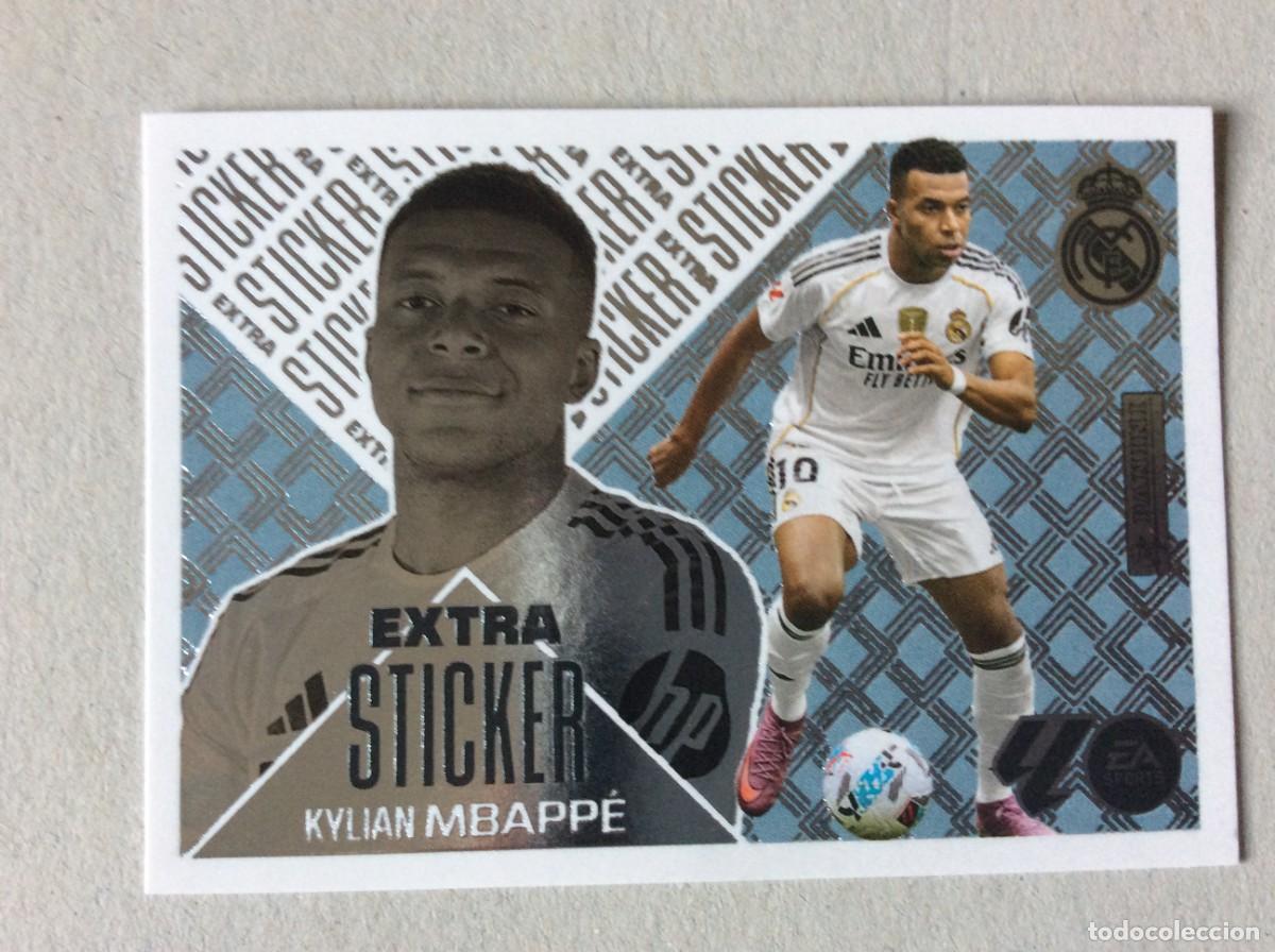 Collectable Antique Stickers: LIGA ESTE 2026 2027 26 27 EXTRA STICKER -PLATA- MBAPP&Eacute; REAL MADRID