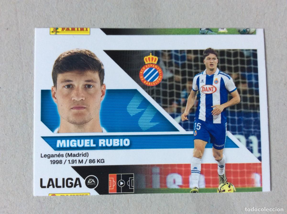 Coleccionismo cromos antiguos: LIGA ESTE 2026 2027 26 27 -CROMO CON ERROR DE CORTE- MIGEL RUBIO- ESPANYOL N&ordm;9
