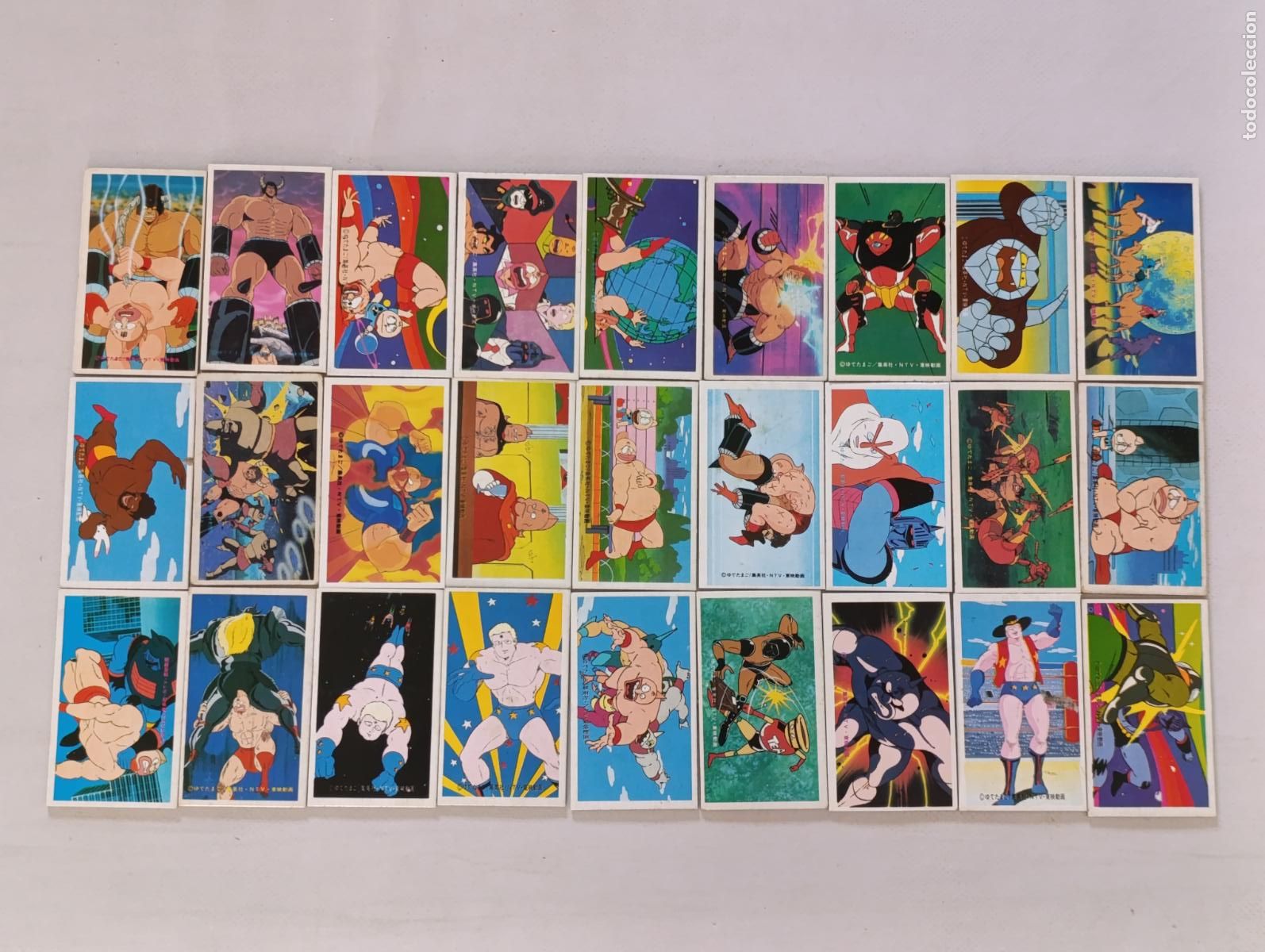 Coleccionismo cromos antiguos: LOTE 27 MENKOS KINNIKUMAN / MUSCULMAN / MUSCLEMAN - A&Ntilde;OS 80 O 90 - TAZOS JAPONESES (E7A)