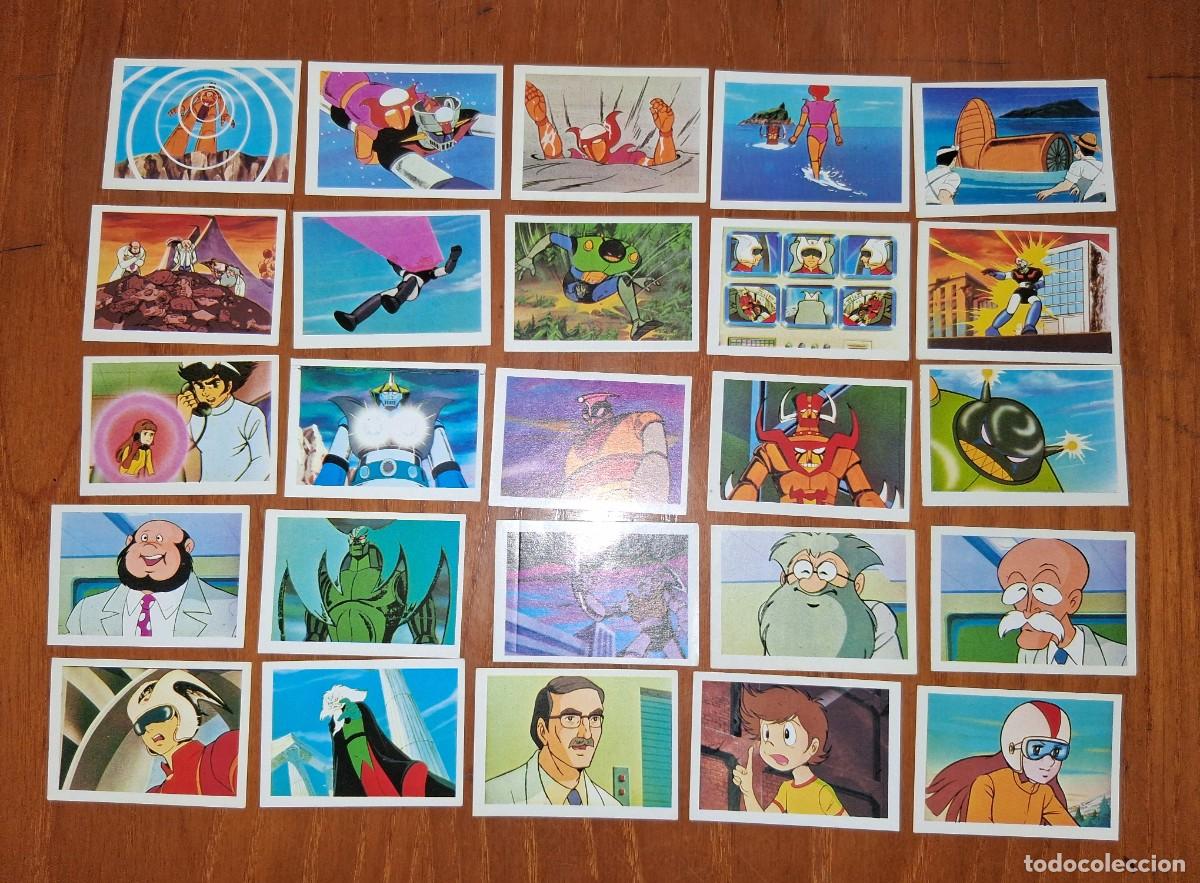 Coleccionismo cromos antiguos: Lote 210 Cromos Mazinger Z (1978) Fher Sin Pegar - Especial Fichas T&eacute;cnicas y Sobres