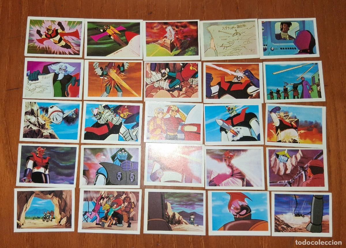 Coleccionismo cromos antiguos: Lote 210 Cromos Mazinger Z (1978) Fher Sin Pegar - Especial Fichas T&eacute;cnicas y Sobres