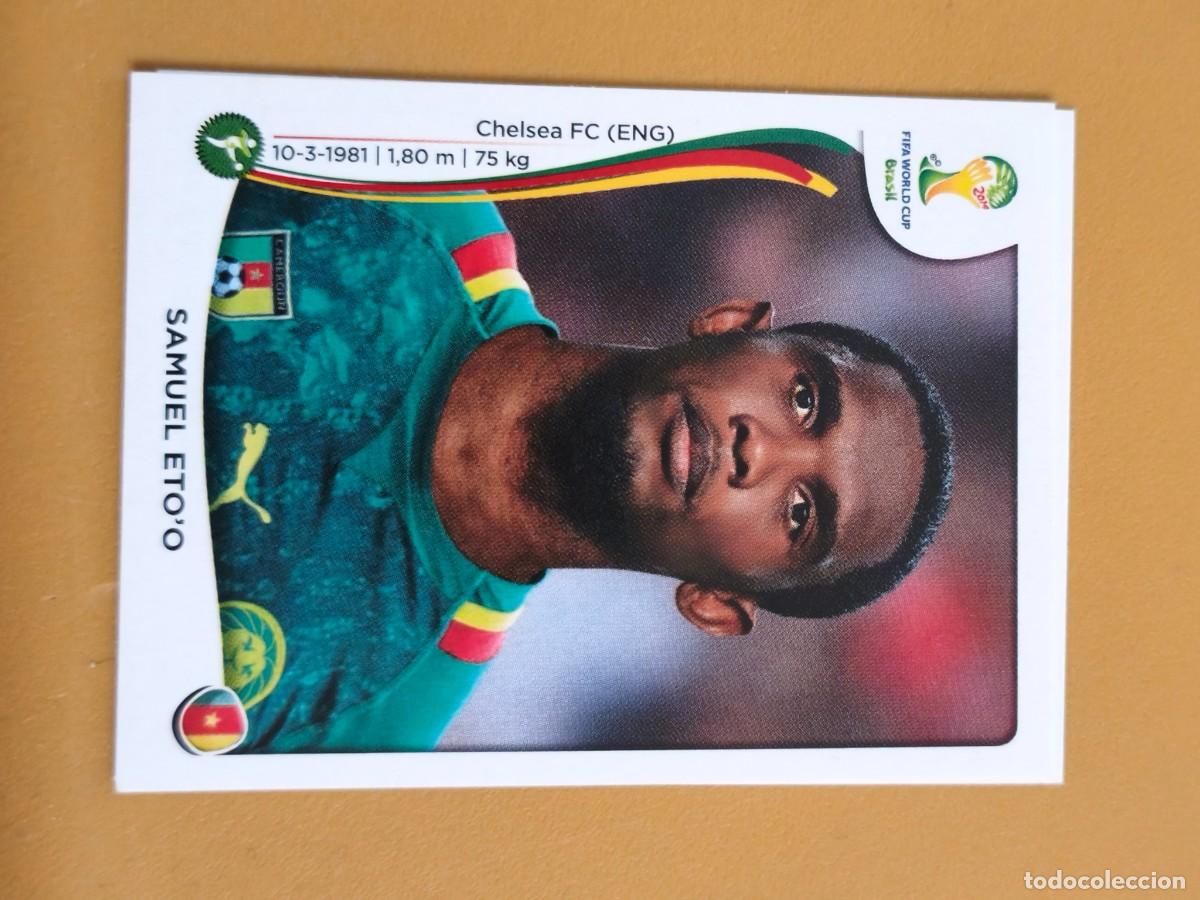 Coleccionismo cromos antiguos: samuel eto'o, brasil 2014. fifa
