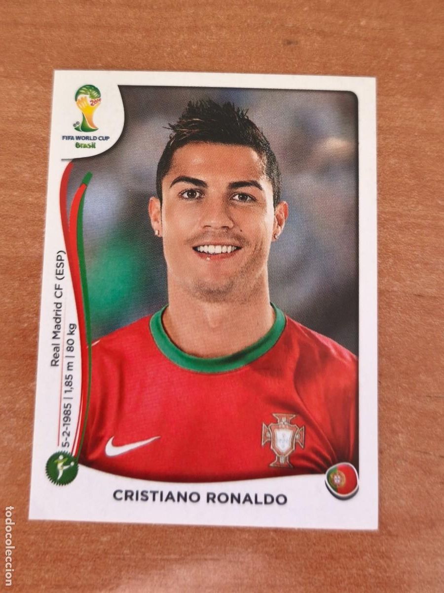 Coleccionismo cromos antiguos: cristiano ronaldo, brasil 2014. fifa