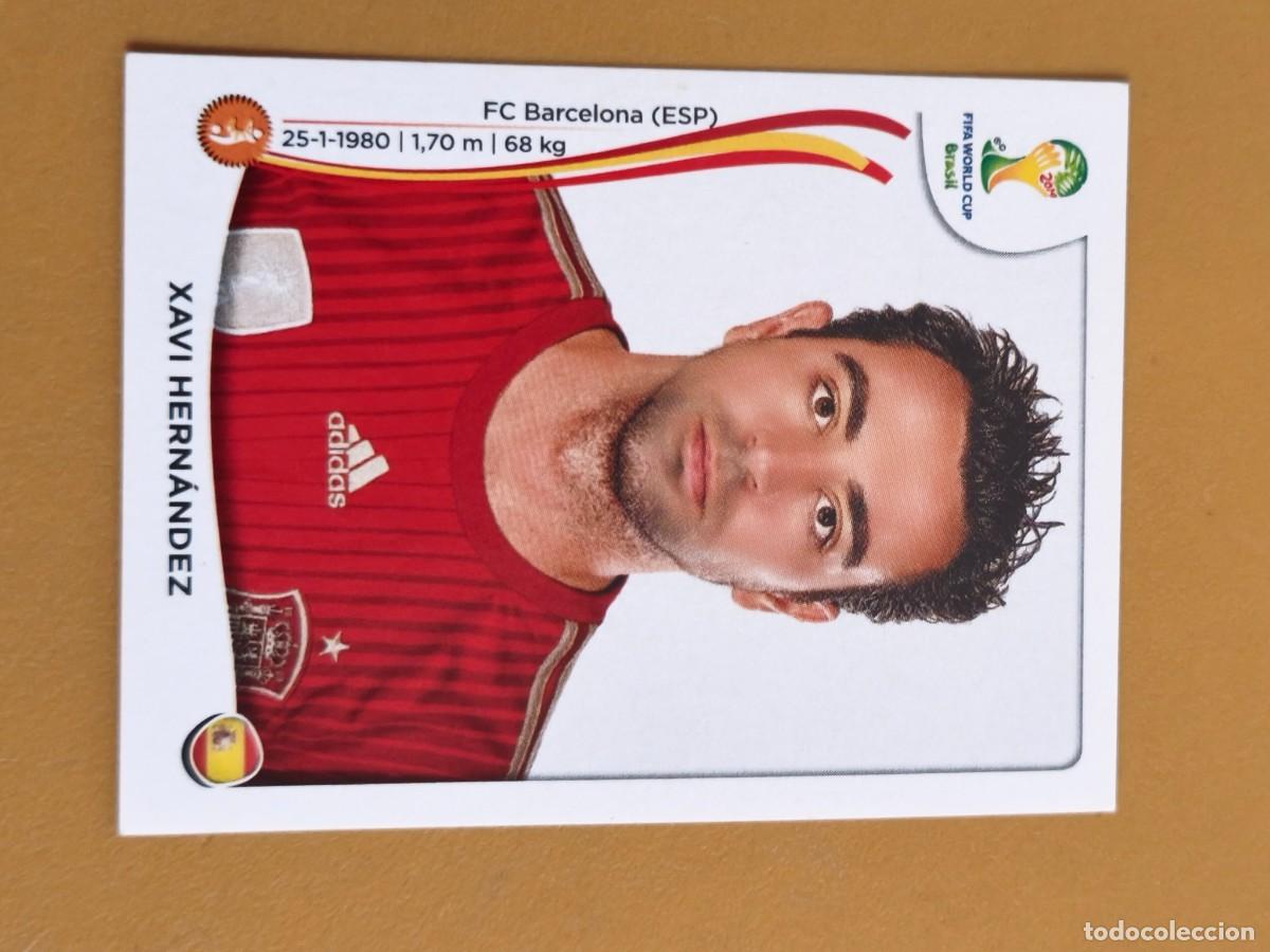 Coleccionismo cromos antiguos: xavi, brasil 2014. fifa