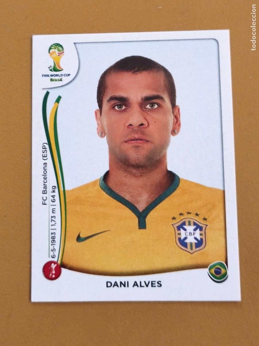 Coleccionismo cromos antiguos: alves, brasil 2014. fifa