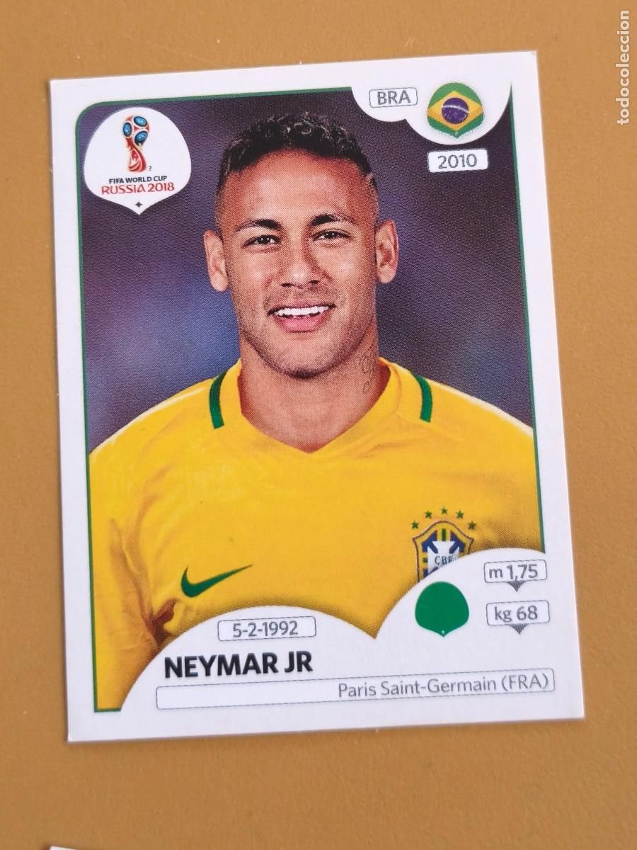 Coleccionismo cromos antiguos: neymar, brasil 2014. fifa