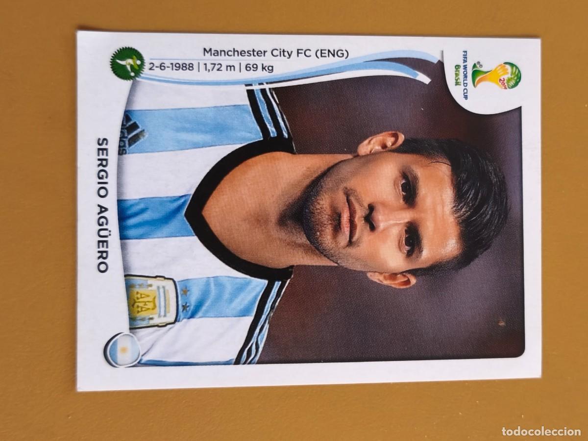 Coleccionismo cromos antiguos: aguero, brasil 2014. fifa