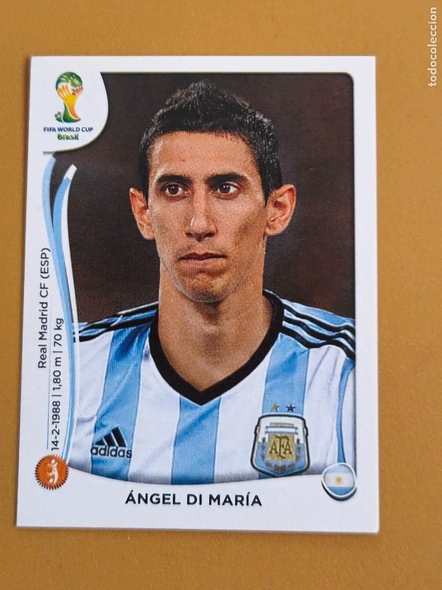 Coleccionismo cromos antiguos: di maria, brasil 2014. fifa