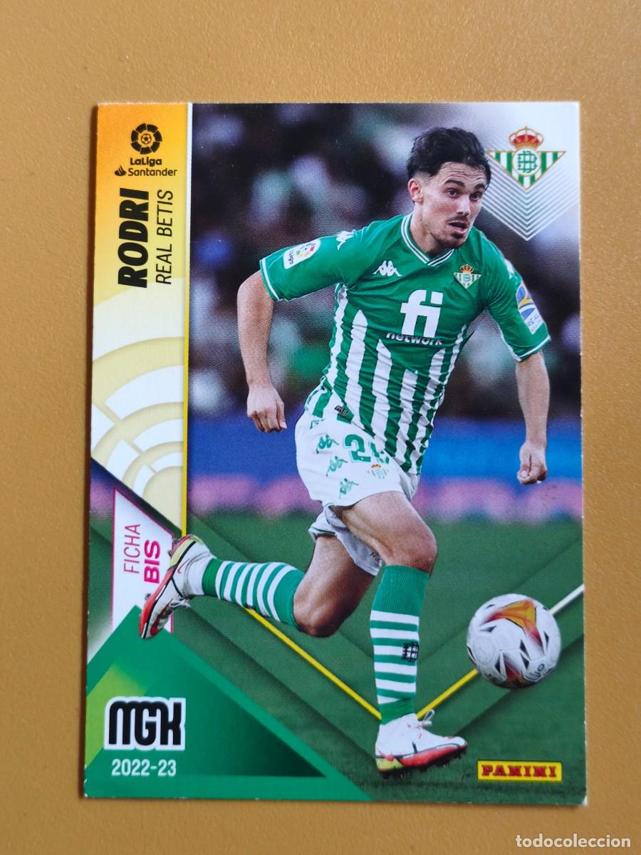 Coleccionismo cromos antiguos: rodri, 2022 23 ficha bis