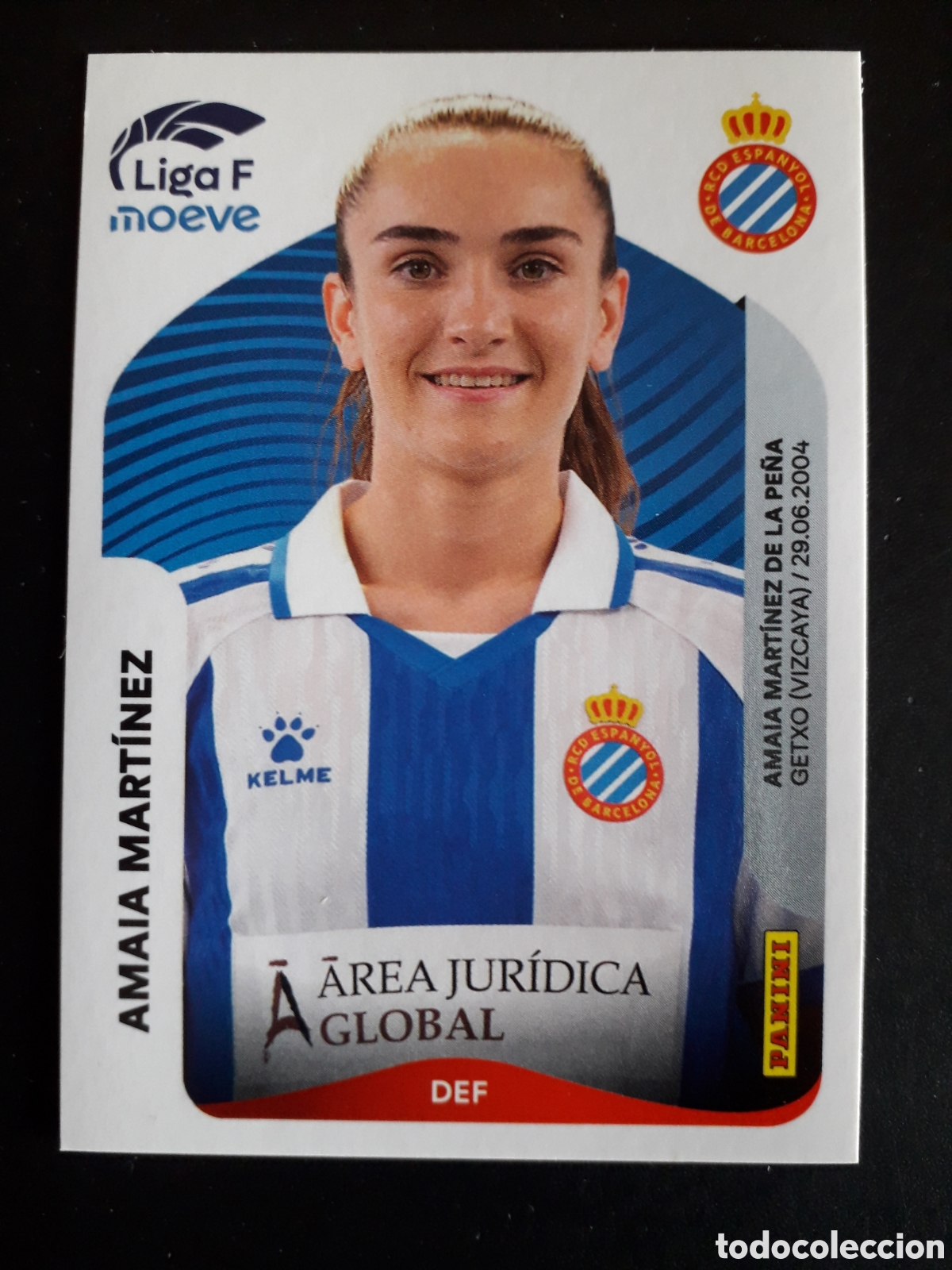 Collezionismo Figurine antiche: AMAIA MART&Iacute;NEZ RCD ESPA&Ntilde;OL/ESPANYOL N&deg; 188 LIGA F FEMENINA 2025 2026 25 26 PANINI PEDIDO M&Iacute;NIMO 3&euro;