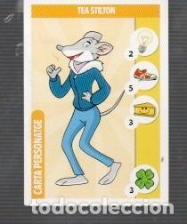 Coleccionismo cromos antiguos: CROMO DE MISI&Oacute;N SUPERRAT&Oacute;NICA EDICI&Oacute;N PLANETA S. A. A&Ntilde;O 2012 CARTA PERSONATGE TEA STILTON