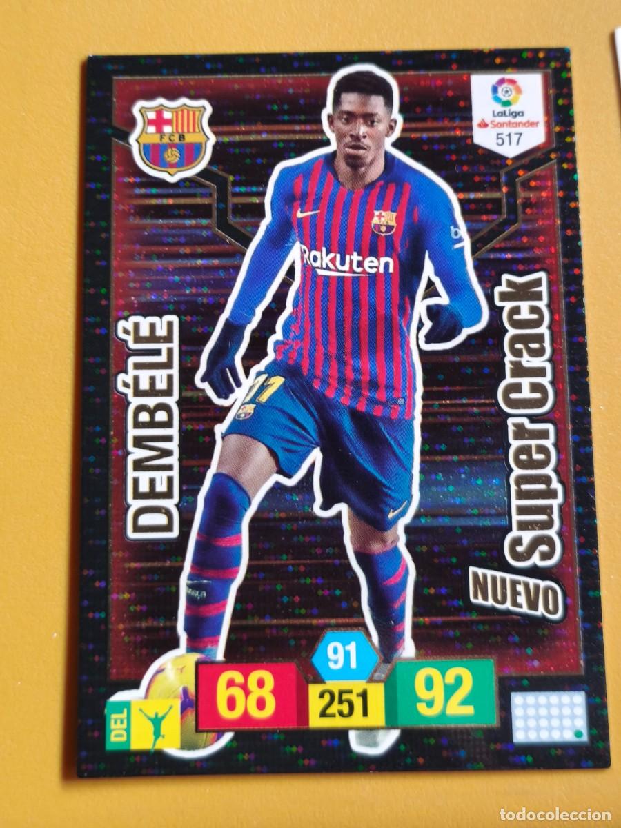 Coleccionismo cromos antiguos: dembele, adrenalyn 2018 19 nuevo super crack