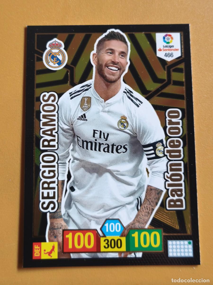 Coleccionismo cromos antiguos: sergio ramos, adrenalyn 2018 19 balon oro