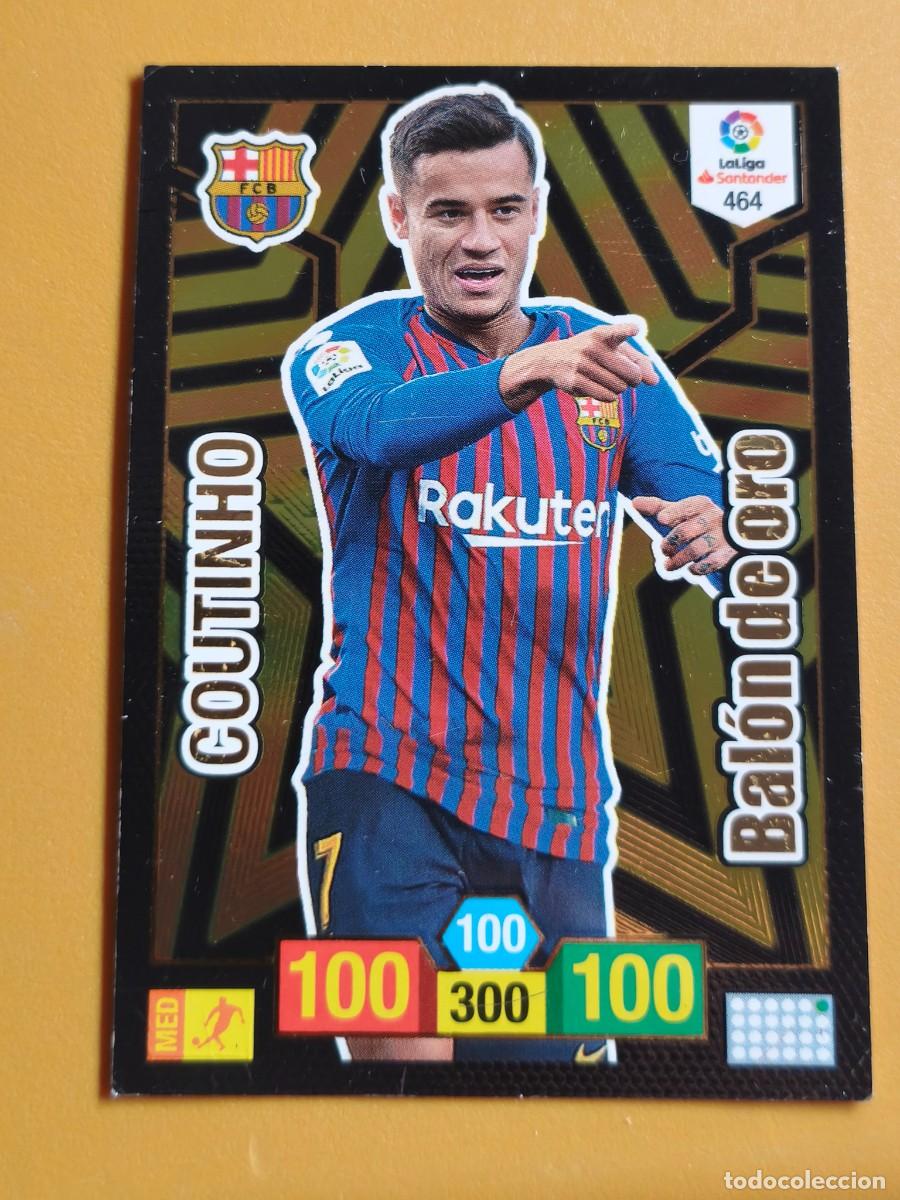 Coleccionismo cromos antiguos: coutinho, adrenalyn 2018 19 balon oro