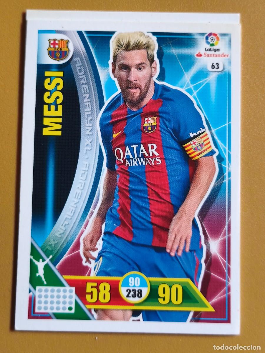 Coleccionismo cromos antiguos: messi, adrenalyn 2016 17 - Foto 1