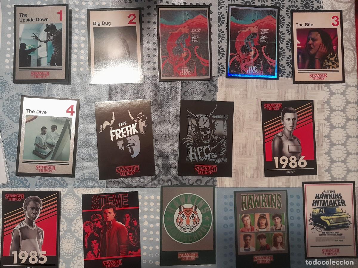 Coleccionismo cromos antiguos: 14 Cartas Stranger Things Panini - Foto 1