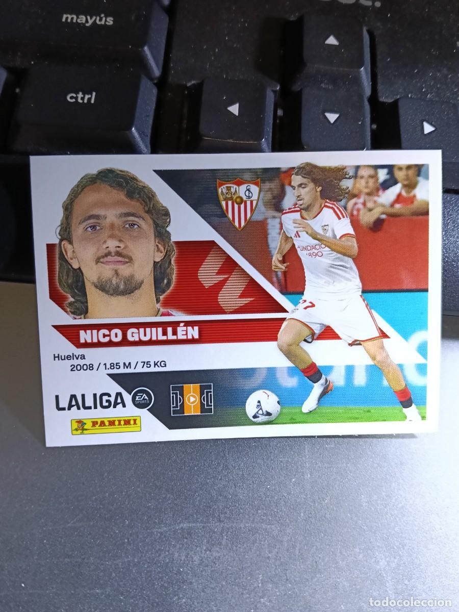 Coleccionismo cromos antiguos: CROMO NICO GUILLEN 14 BIS COLOCA SEVILLA LIGA 2026 2027 26 27 ESTE PANINI NUNCA PEGADO