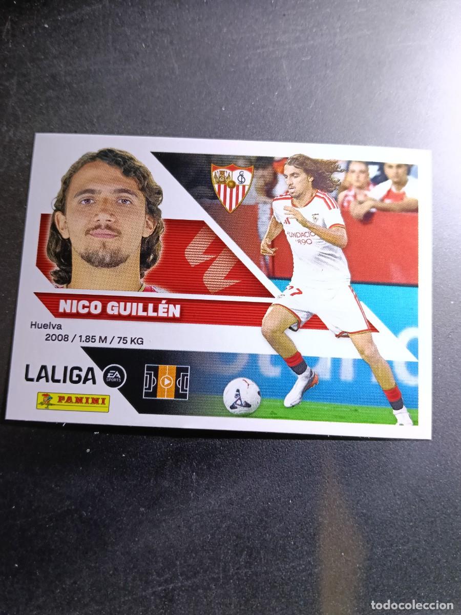 Coleccionismo cromos antiguos: CROMO NICO GUILLEN 14 BIS COLOCA SEVILLA LIGA 2026 2027 26 27 ESTE PANINI NUNCA PEGADO