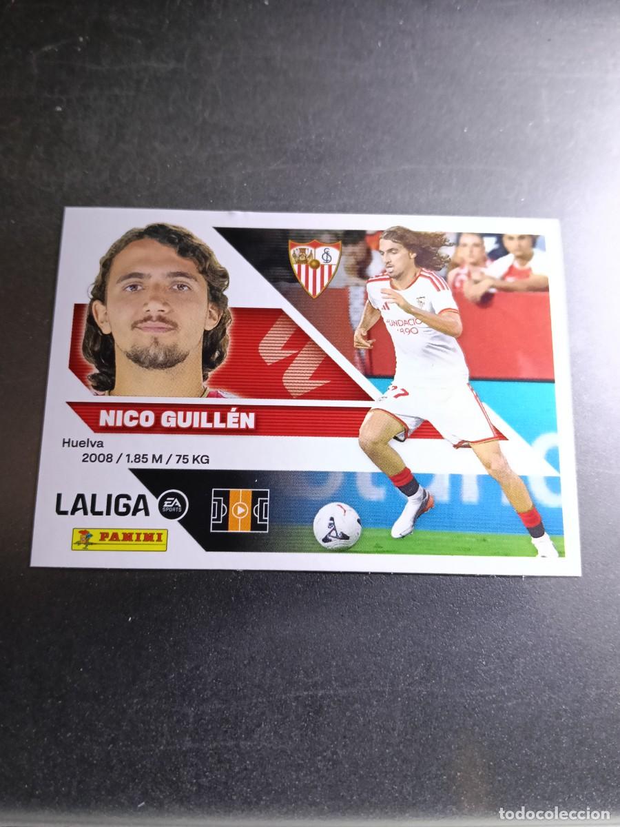 Coleccionismo cromos antiguos: CROMO NICO GUILLEN 14 BIS COLOCA SEVILLA LIGA 2026 2027 26 27 ESTE PANINI NUNCA PEGADO