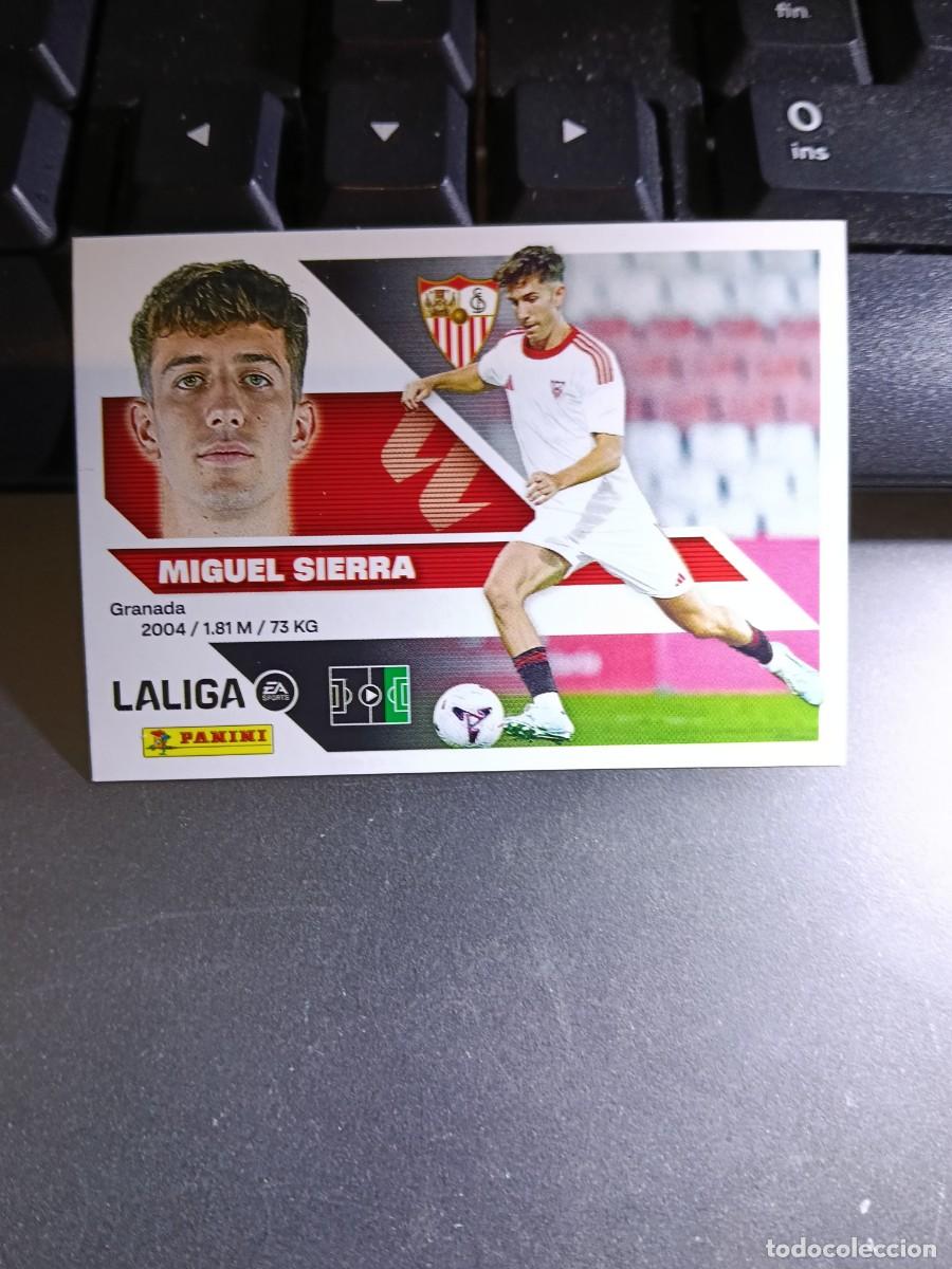 Coleccionismo cromos antiguos: CROMO MIGUEL SIERRA 19 BIS COLOCA SEVILLA LIGA 2026 2027 26 27 ESTE PANINI NUNCA PEGADO