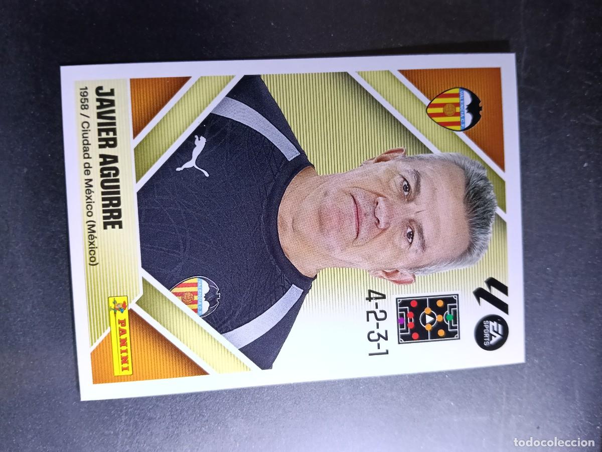 Coleccionismo cromos antiguos: CROMO JAVIER AGUIRRE 2 BIS COLOCA ENTRENADOR VALENCIA LIGA 2026 2027 26 27 ESTE PANINI NUNCA PEGADO