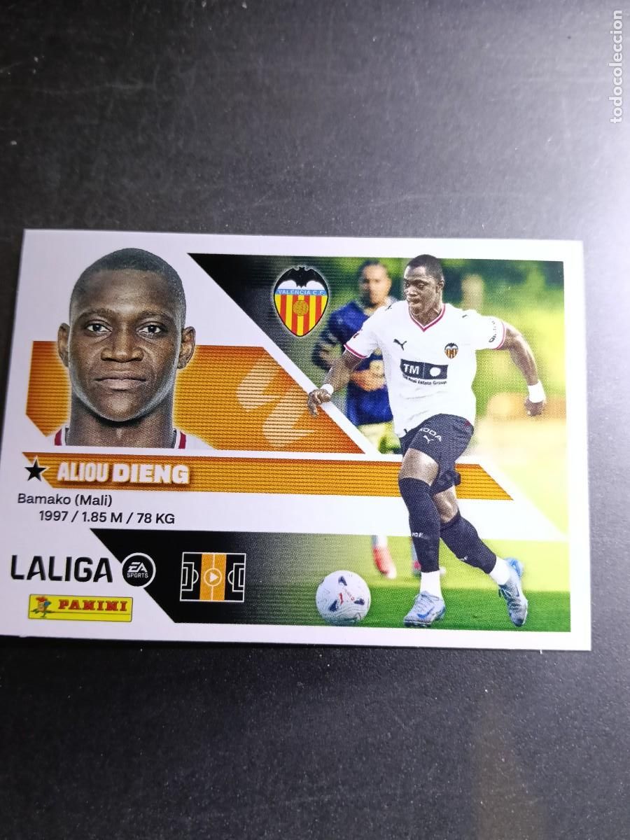 Coleccionismo cromos antiguos: CROMO DIENG 16 BIS COLOCA VALENCIA LIGA 2026 2027 26 27 ESTE PANINI NUNCA PEGADO