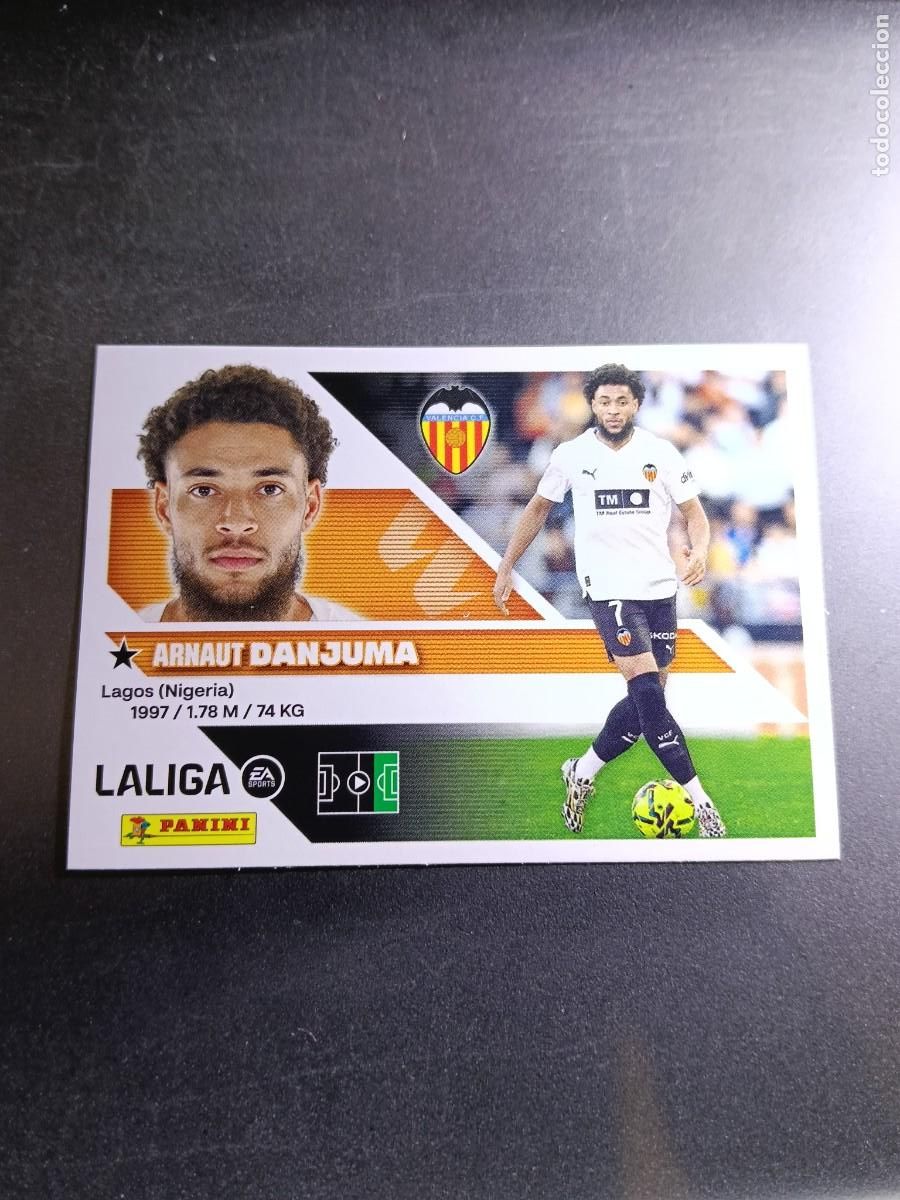 Coleccionismo cromos antiguos: CROMO DANJUMA 19 BIS COLOCA VALENCIA LIGA 2026 2027 26 27 ESTE PANINI NUNCA PEGADO