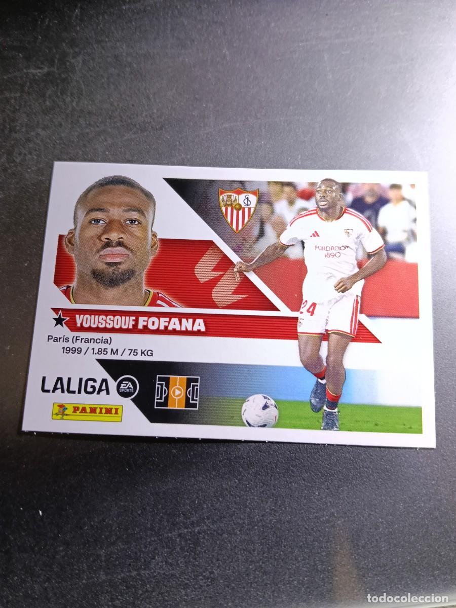 Coleccionismo cromos antiguos: CROMO FOFANA 8 BIS COLOCA SEVILLA LIGA 2026 2027 26 27 ESTE PANINI NUNCA PEGADO