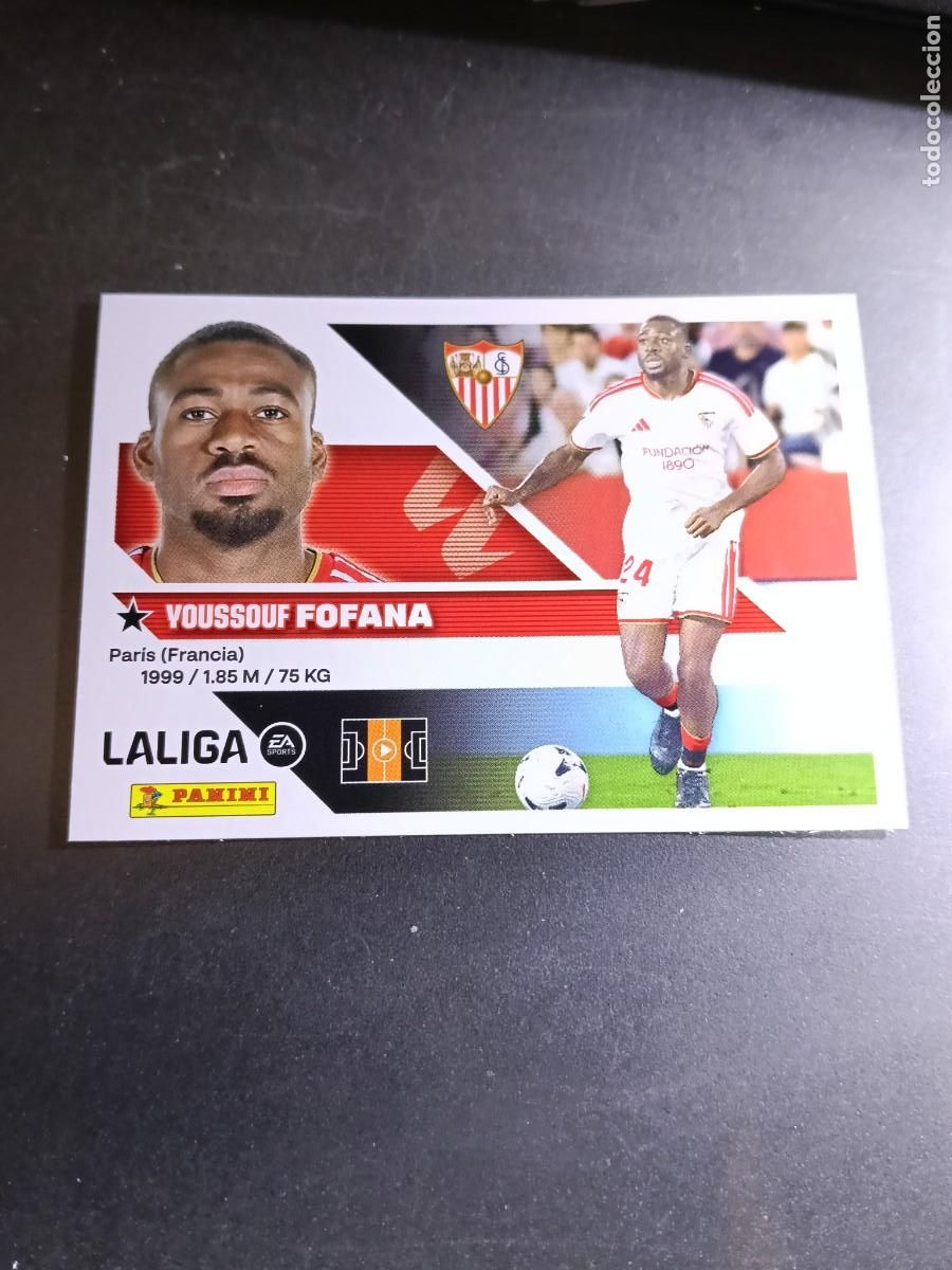 Coleccionismo cromos antiguos: CROMO FOFANA 11 BIS COLOCA SEVILLA LIGA 2026 2027 26 27 ESTE PANINI NUNCA PEGADO