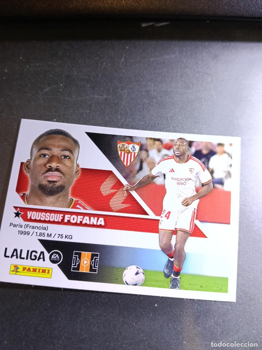 Coleccionismo cromos antiguos: CROMO FOFANA 11 BIS COLOCA SEVILLA LIGA 2026 2027 26 27 ESTE PANINI NUNCA PEGADO