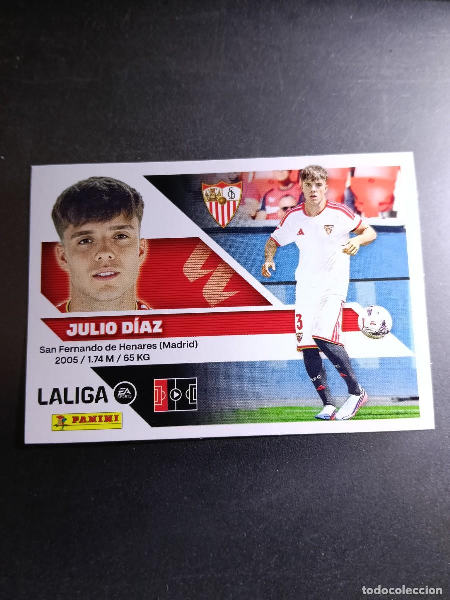 Collectable Antique Stickers: CROMO JULIO DIAZ 8 BIS COLOCA SEVILLA LIGA 2026 2027 26 27 ESTE PANINI NUNCA PEGADO