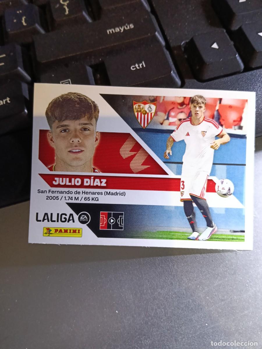 Collectable Antique Stickers: CROMO JULIO DIAZ 8 BIS COLOCA SEVILLA LIGA 2026 2027 26 27 ESTE PANINI NUNCA PEGADO
