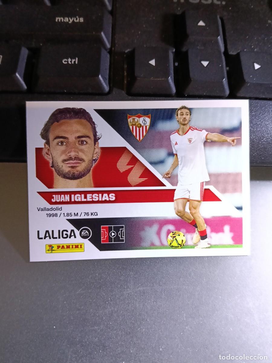Collectable Antique Stickers: CROMO IGLESIAS 6 BIS COLOCA SEVILLA LIGA 2026 2027 26 27 ESTE PANINI NUNCA PEGADO